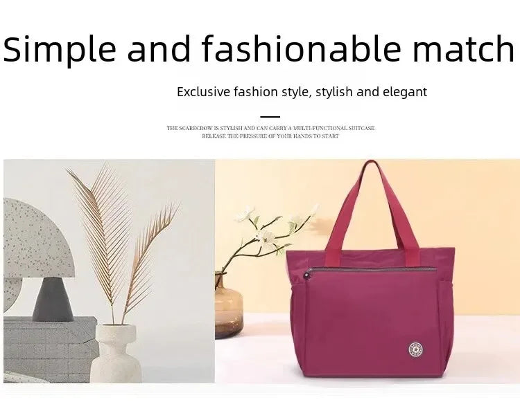 Waterproof Oxford Duffle Bag Large Capacity Women Travel Bags Shoulder Bag Valise Bolsa De Viagem Women's Handbags Shopping Bags