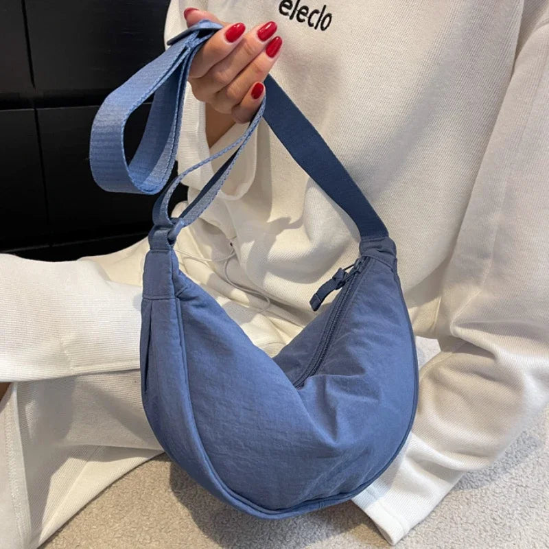 Casual Nylon Crossbody Bag for Women Designer Shoulder Bags Large Capacity Tote Lady Travel Shopper Bag Female Purses 2024