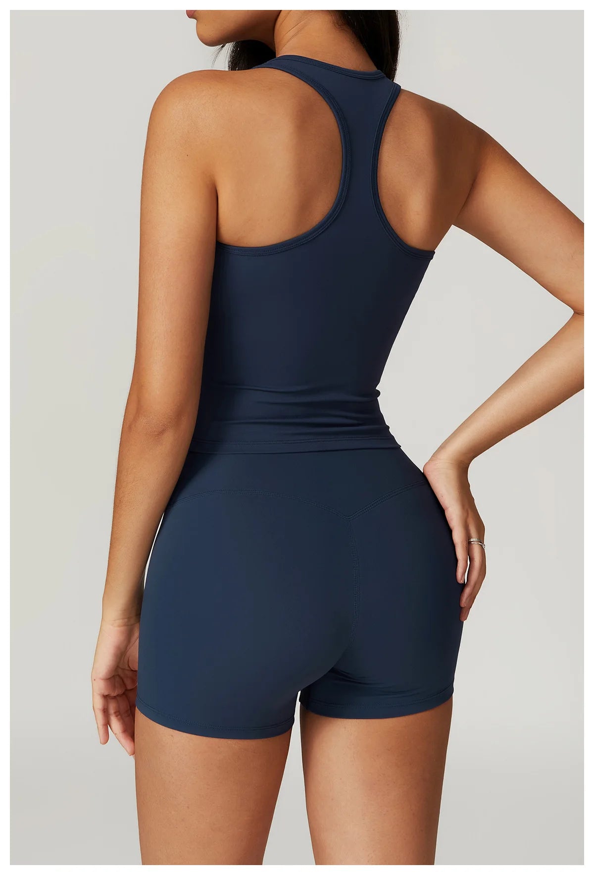 BIANHUI Gym Clothes Woman Brushed Cotton Racerback Sports Vest for Women Tight-Fitting Quick-Dry Casual Fitness Top Yoga Wear