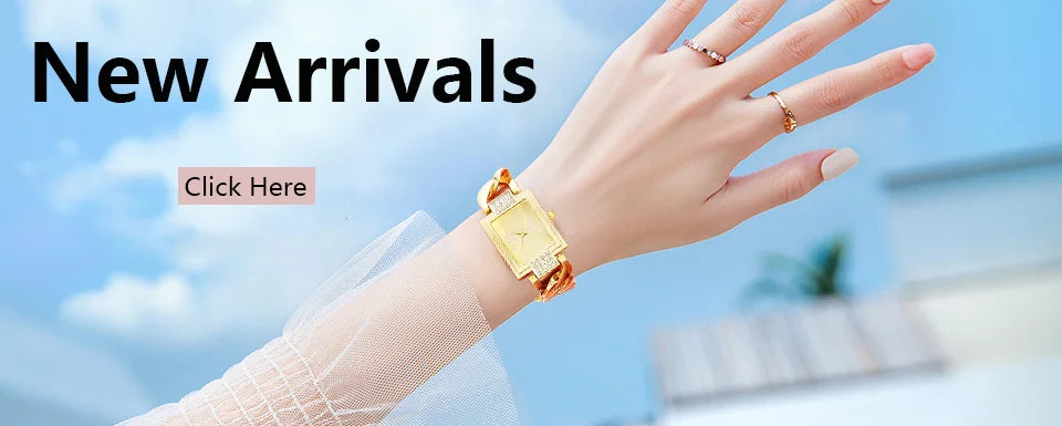 Luxury 2025 New Ladies Quartz Watch Fashion Simple Square Gold Women's Stainless Steel Clock Commercial Wristwatches Gifts