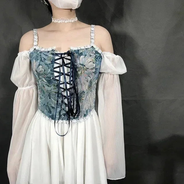 Sexy Lolita Corset - Slimming Bandage Underbust Bustier Top