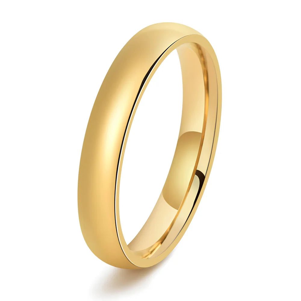 Tungsten Carbide Wedding Rings for Women and Men Classic Comfort Fit Dome Bands Simple Gothic Style Engagement Rings
