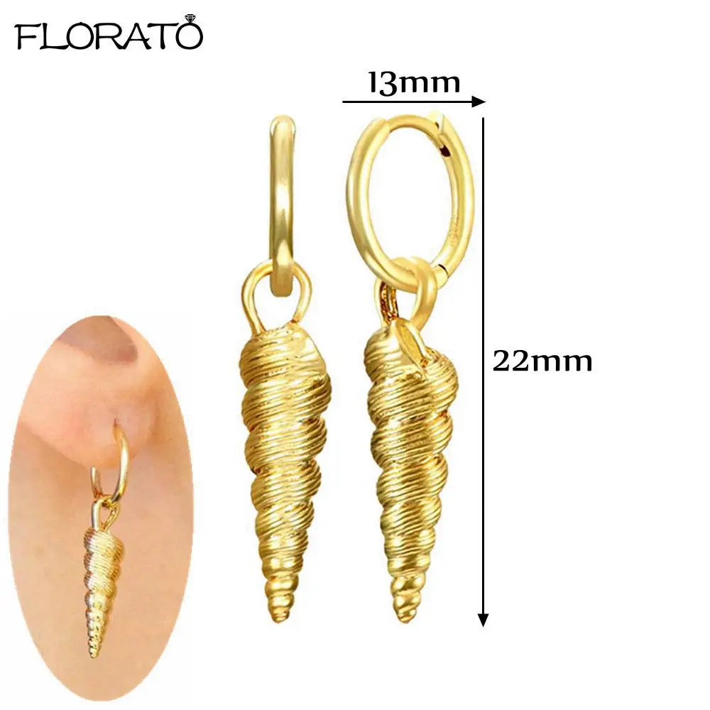 925 Sterling Silver Needle Punk Spike Rivet Hoop Earrings For Women Huggie Earrings Ear Cuff Piercing Earring Gothic Jewelry