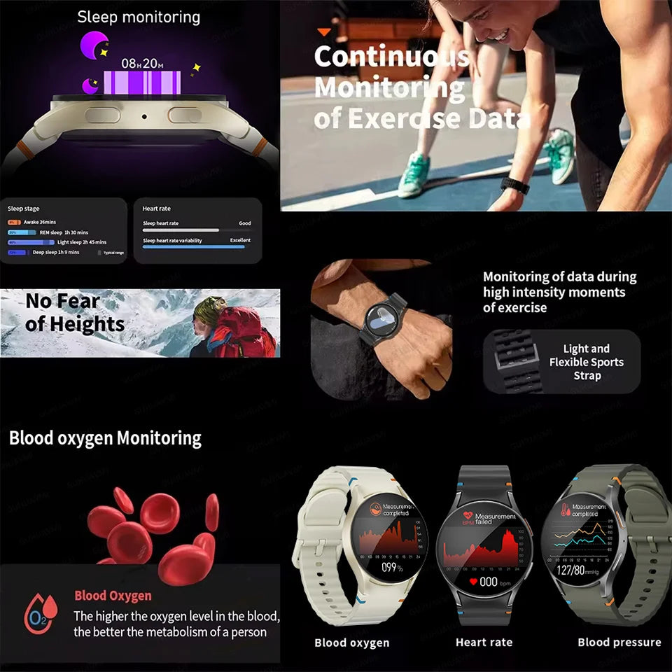 Watch 7 Mini NFC GPS Smart Watch - AMOLED Health Sport Bluetooth