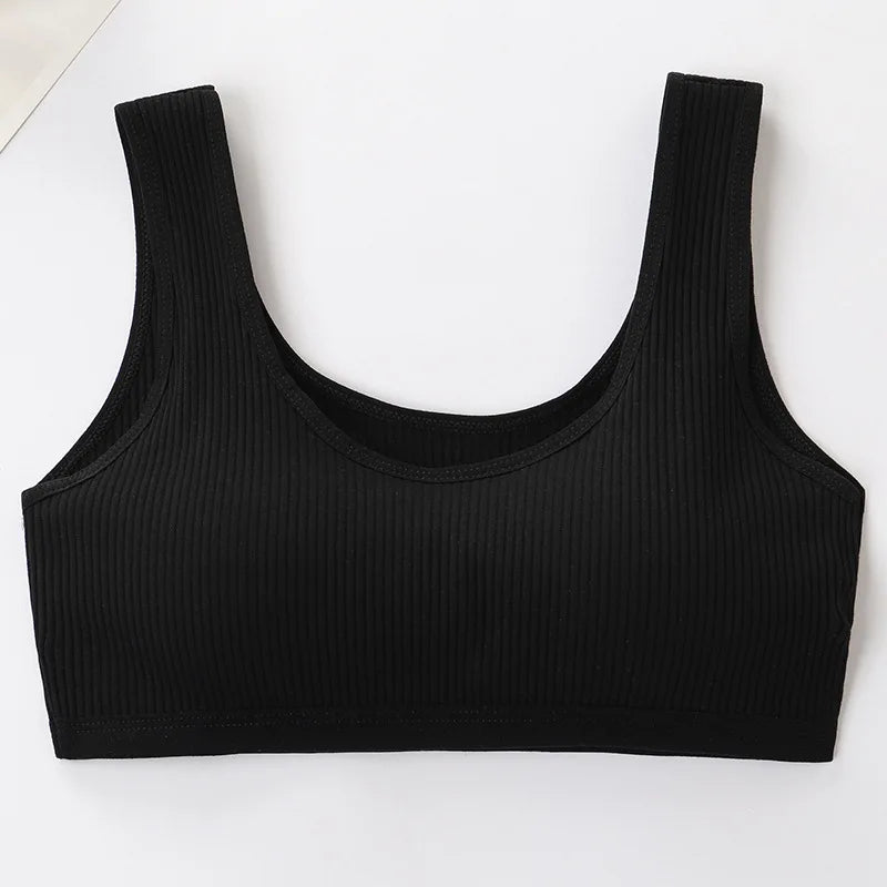 Cotton Girls Training Bras - Student Vest Breathable Sport Bras