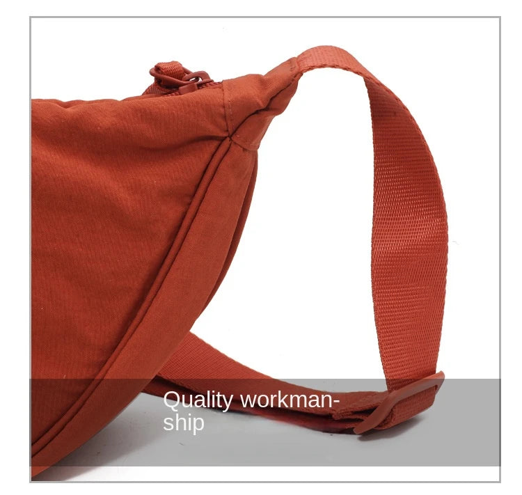 Casual Nylon Crossbody Bag for Women Designer Shoulder Bags Large Capacity Tote Lady Travel Shopper Bag Female Purses 2024
