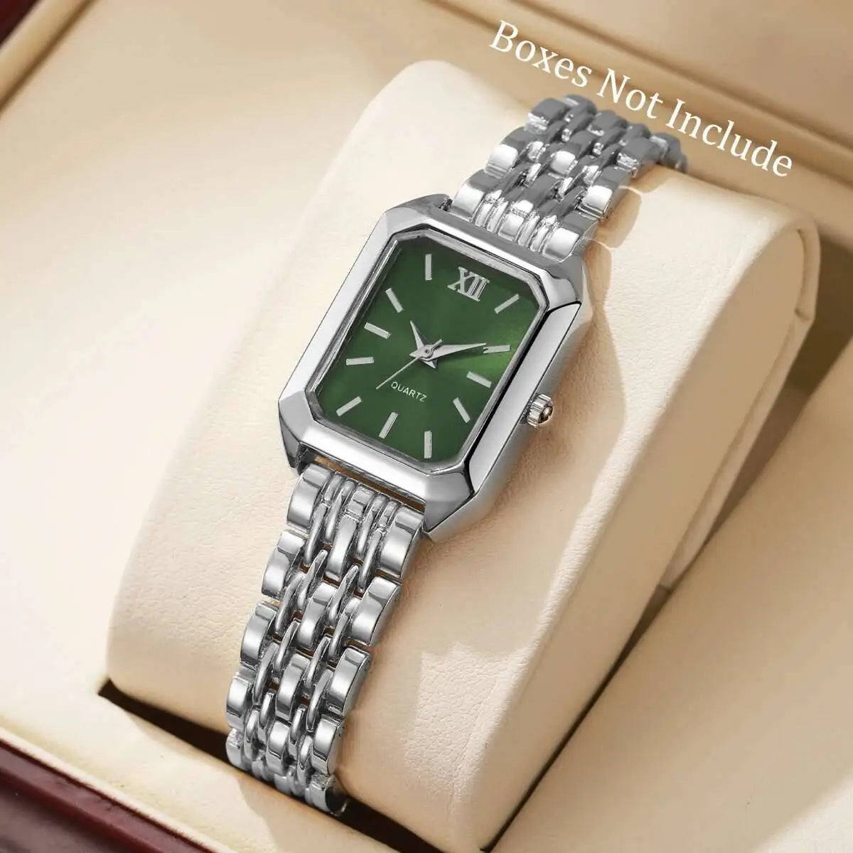 Fashion Rectangle Quartz Watch - Luxury Analog Wristwatch Gift