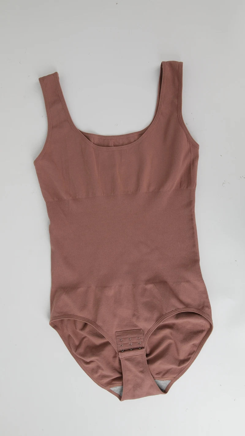 Bodysuit Shapewear - Tummy Control Butt Lifter Low Neck Jumpsuit