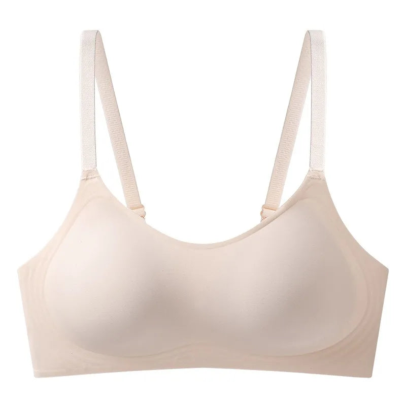 2024 Invisible Push Up Bra Backless Sexy Women Bras Low Cut Plunge Brassiere Open Back Wedding Underwear Seamless Lingerie