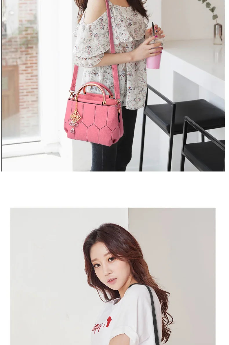 Trendy Women's Handbag Spring Summer New Style Korean Version Simple Small Square Bag Single Shoulder Bag Crossbody Bag