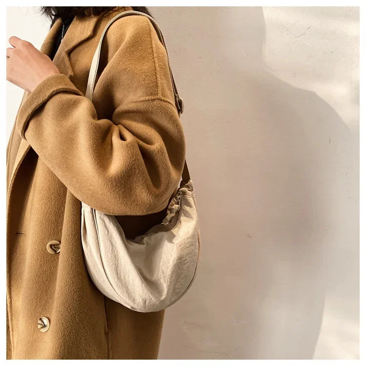 Casual Nylon Crossbody Bag for Women Designer Shoulder Bags Large Capacity Tote Lady Travel Shopper Bag Female Purses 2024