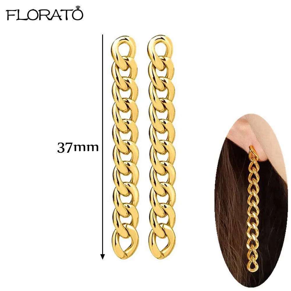 925 Sterling Silver Needle Punk Spike Rivet Hoop Earrings For Women Huggie Earrings Ear Cuff Piercing Earring Gothic Jewelry