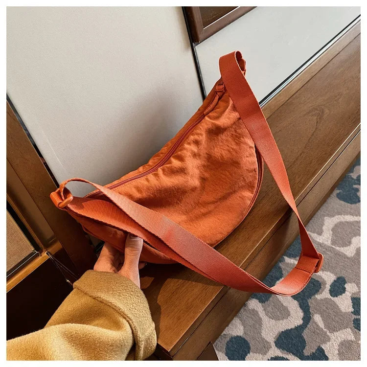 Casual Nylon Crossbody Bag for Women Designer Shoulder Bags Large Capacity Tote Lady Travel Shopper Bag Female Purses 2024
