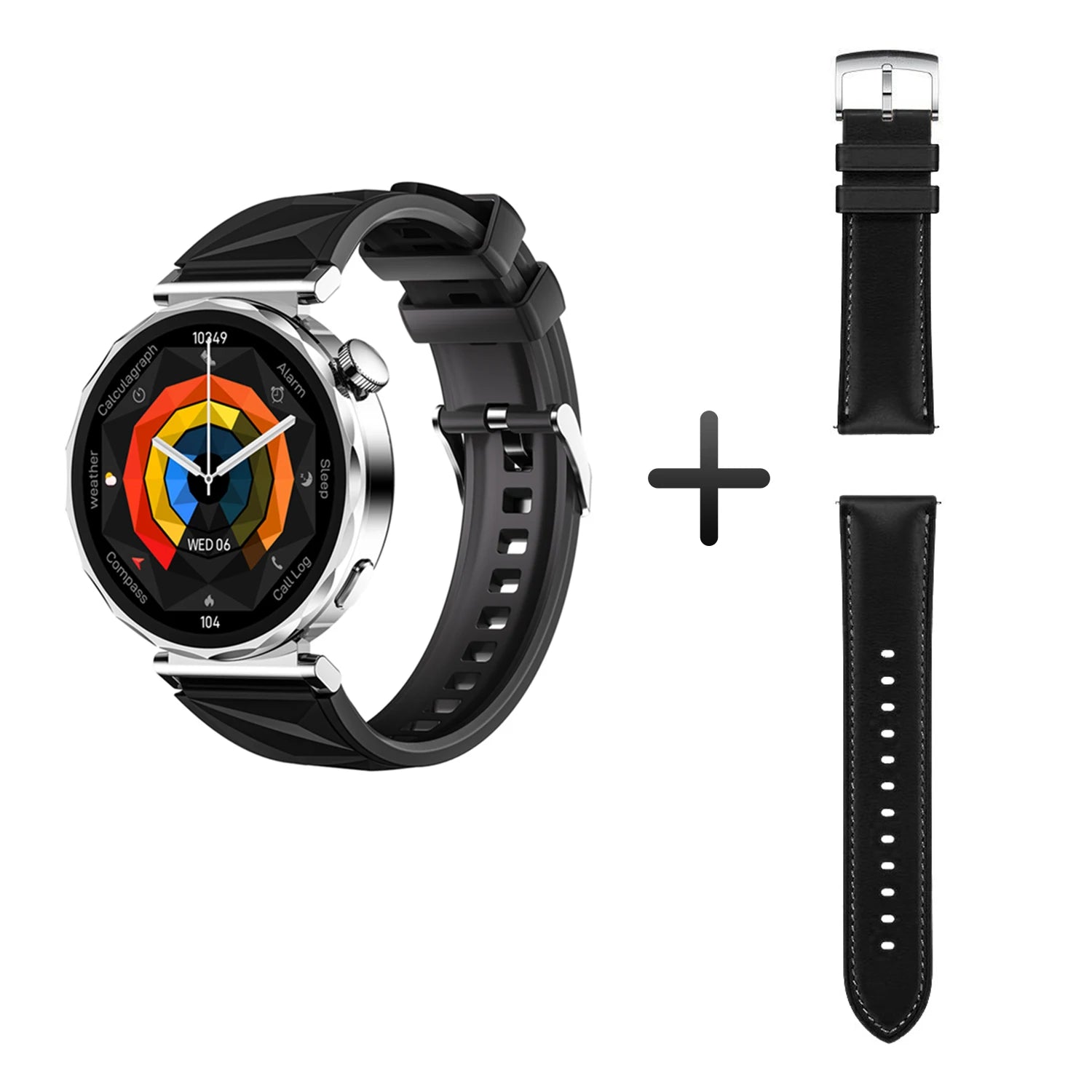 GT5 Mini Smart Watch for Woman IP68 Waterproof 1.32" IPS Screen Make/Receive Calls Message Sleep Tracking Sport Modes Smartwatch