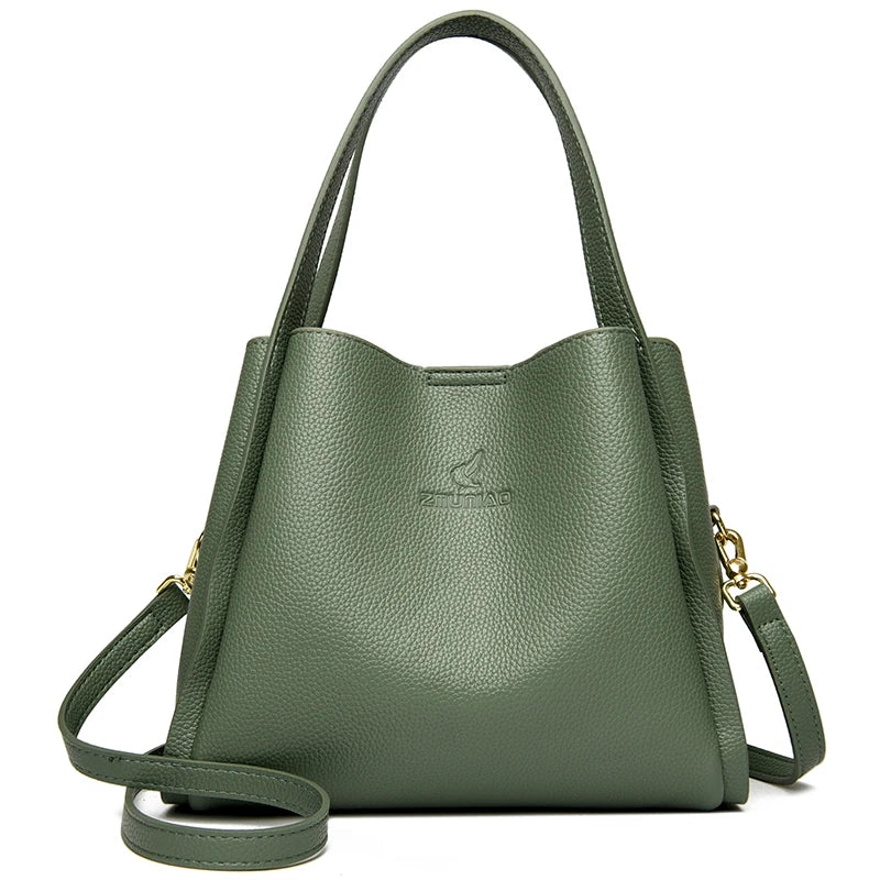 Genuine Brand Tote Bag Leather Luxury Handbags Women Bags Designer Handbags High Quality Ladies Crossbody Hand Bags for Women
