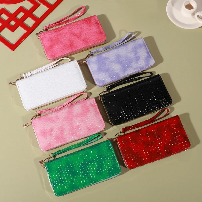 Classic Wallet, Large Capacity Clutch Purse With Zipper, Card Holder With 8 Slots And Multiple Compartments, Elegant Hand Clutch