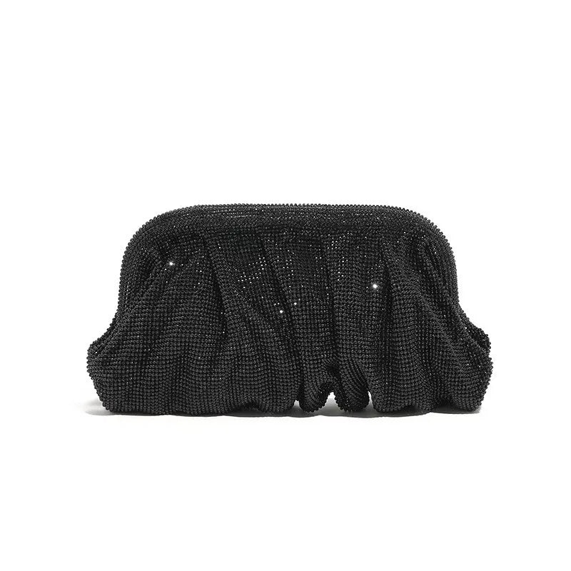 Glamorous Rhinestone Pearl Evening Bag for Women | Elegant Stage Performance Clutch | Sparkly Prom Wedding Party Purse 럭셔리 클러치백