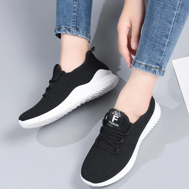 Comfortable Women's Casual Sneakers - 2025 Summer Breathable Running Shoes