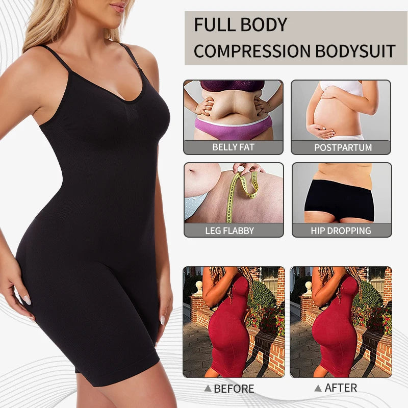 Bodysuit Shapewear - Full Body Shaper Waist Trainer Butt Lifter