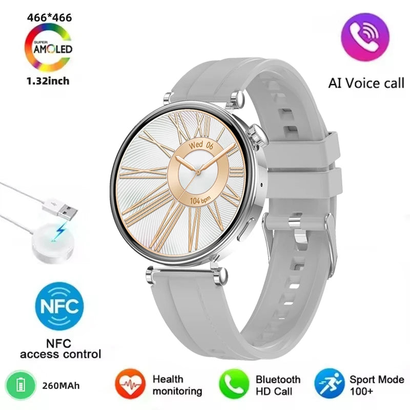 2025 New For Original HUAWEI Watch GT5 Mini Women Smartwatch GPS motion trail NFC 466*466 HD Full screen touch Ladies Smartwatch