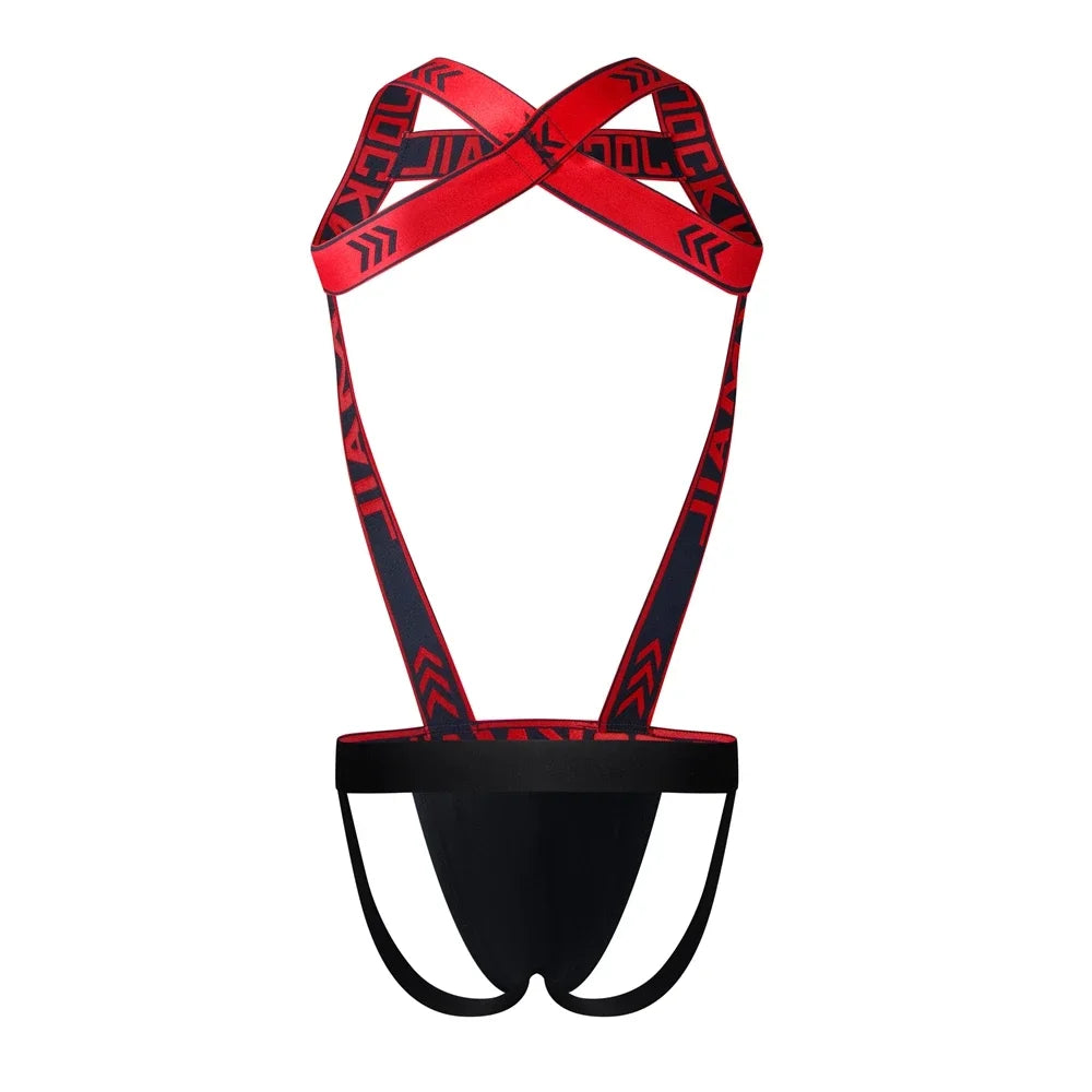 Man Harness Set Sexy Underwear Men Gay Men's Thongs Bodysuit Jockstrap Sissy Tanga Hombre Slip Cuecas Masculinas Sexy Lingerie