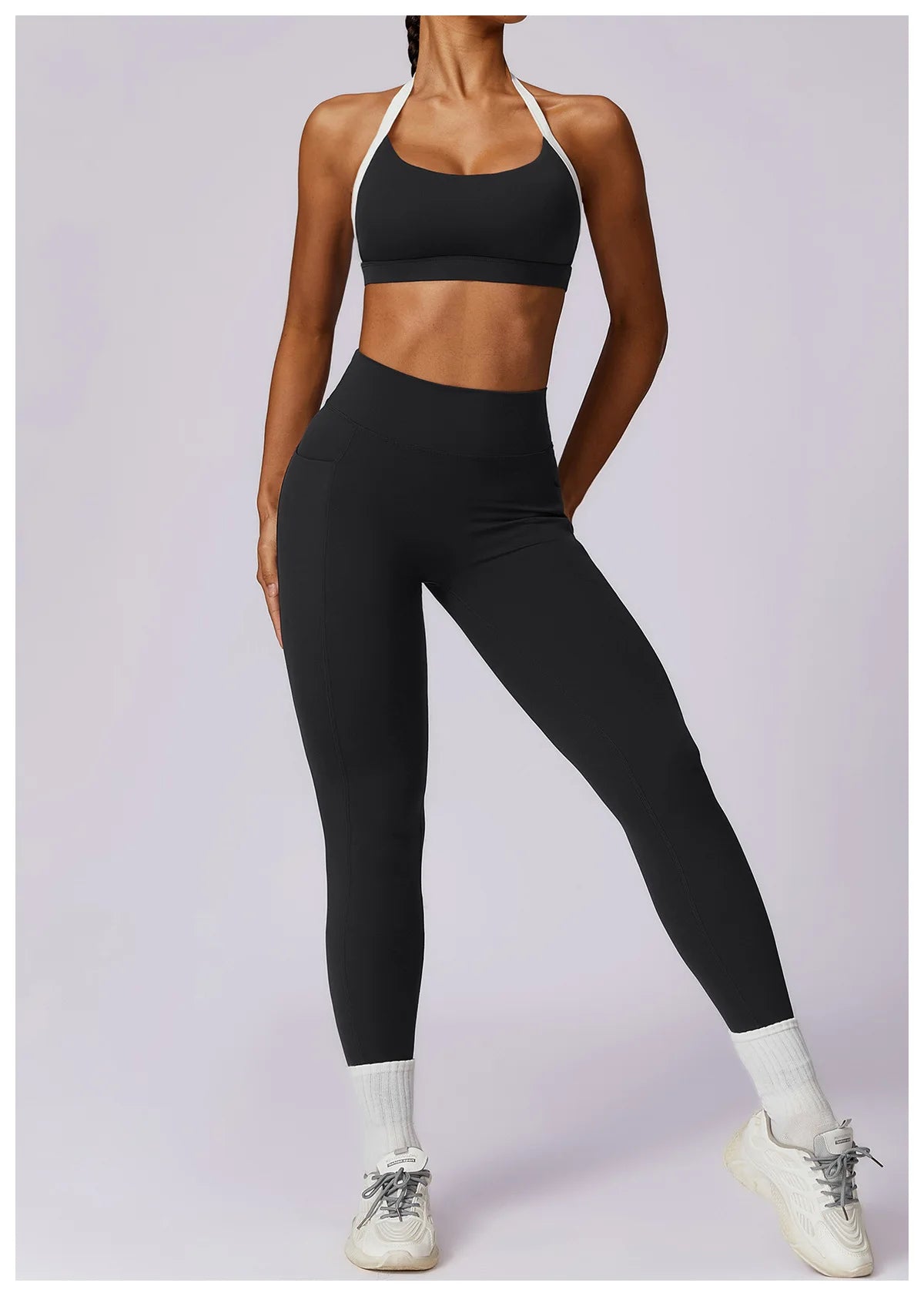 2Pcs Gym Set Women Workout Backless Yoga Suit Women Quick Dry Running Legging Fitness Bra Short-sleeved Shirt Sports Suit Female
