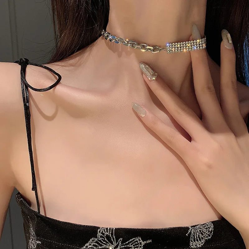 IPARAM Silver color Chain Pearl Bracelet Love Pendant Zircon Necklace Snake Butterfly Earrings Ring Fashion Jewelry Set
