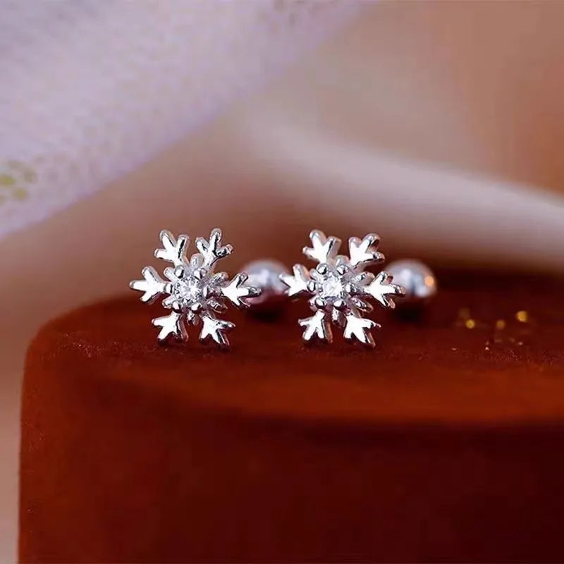 New Fashion Heart Stud Earrings for Women Hypoallergenic Screw Cartilage Helix Earring Girls Piercing Accessories Jewelry Gifts
