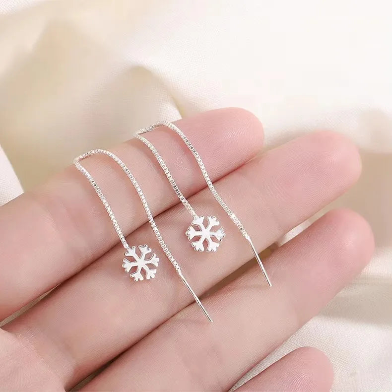 French Luxury Sweet Romantic Long Zircon Tassel Twisted Earrings for Women Temperament Wedding  Banquet Jewelry Gift