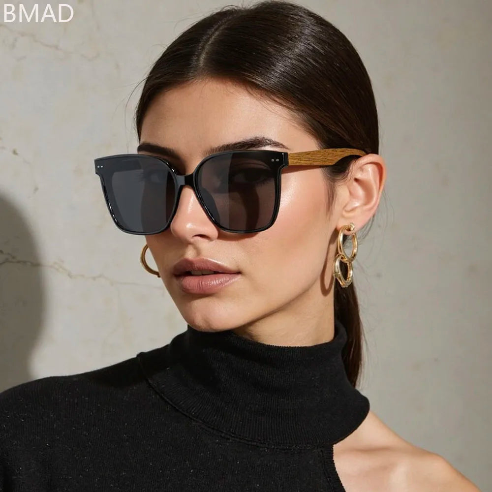 Oversized Designer Sunglasses Women - Vintage Outdoor Vacation UV400