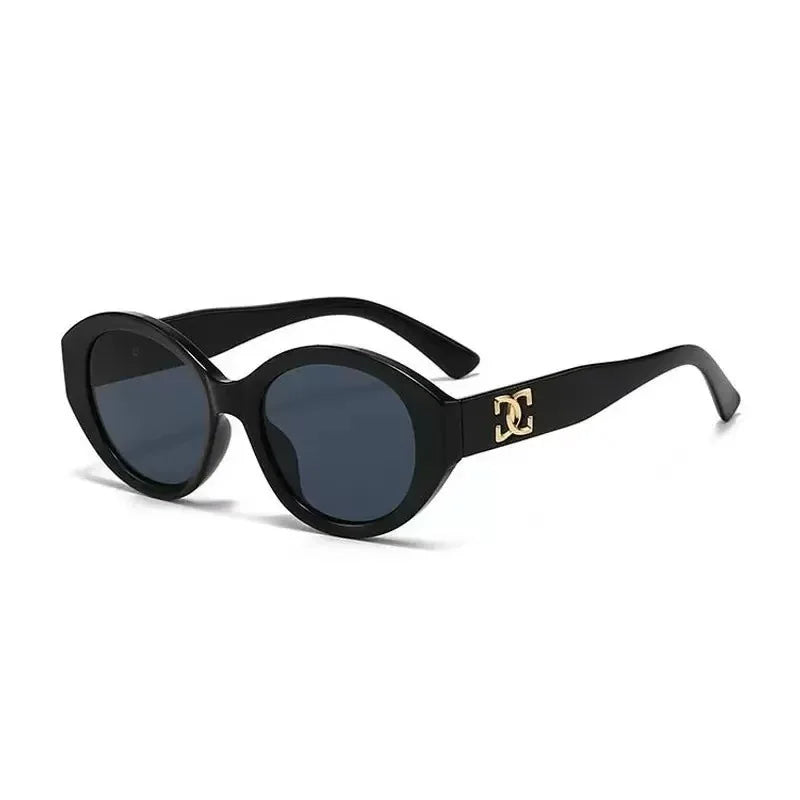 2025 Luxury Small Round Sunglasses - Unisex Designer Gradient UV400