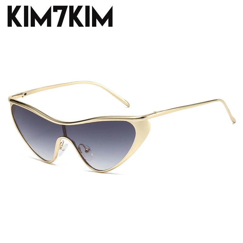Y2K Punk Cat Eye Sunglasses - 2025 Luxury Shield Eyewear UV400 Women