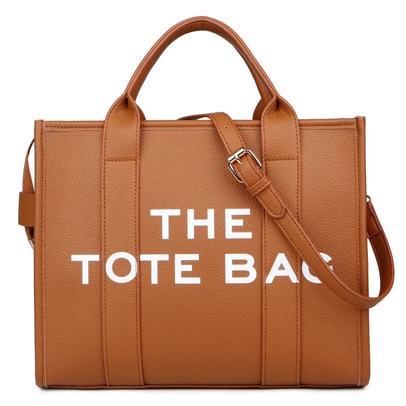 New Solid Color PU leather Women Tote bag Casual and large capacity High Quality handbag For women daily Commuter shoulder bag