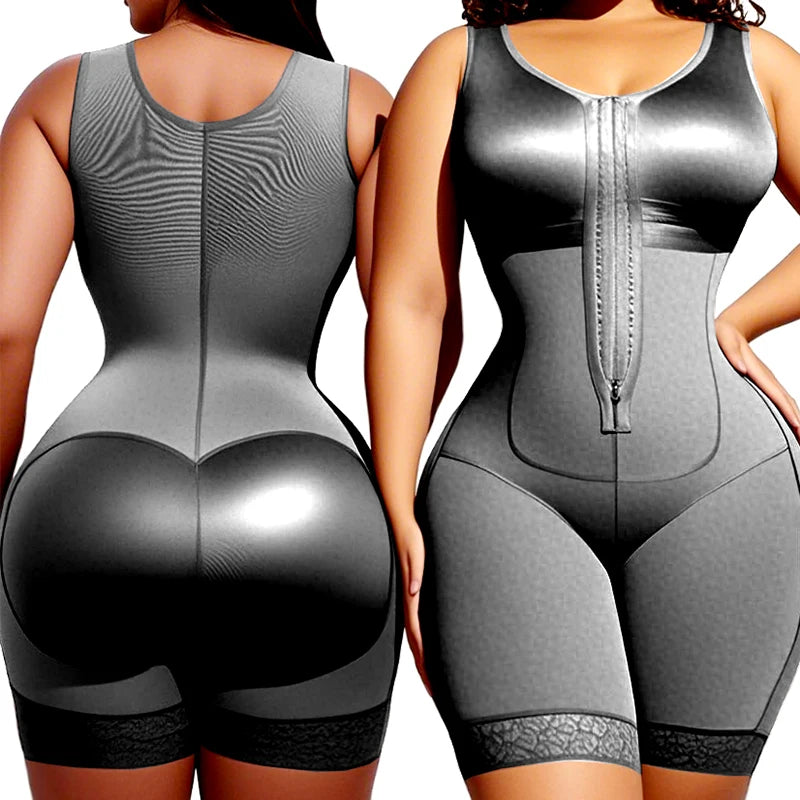 AfruliA Fajas Colombian Shapewear - Corset Waist Trainer Bodysuit