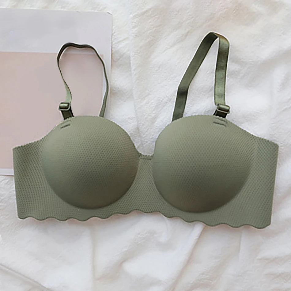 Girls Seamless Bra - Comfort Breathable Removable Strap