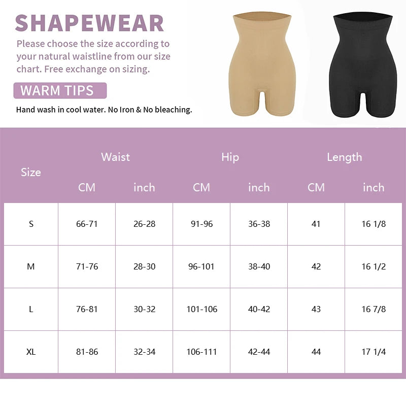 High Waist Body Shaper Shorts - Butt Lifter Mesh Buttock Enhancer