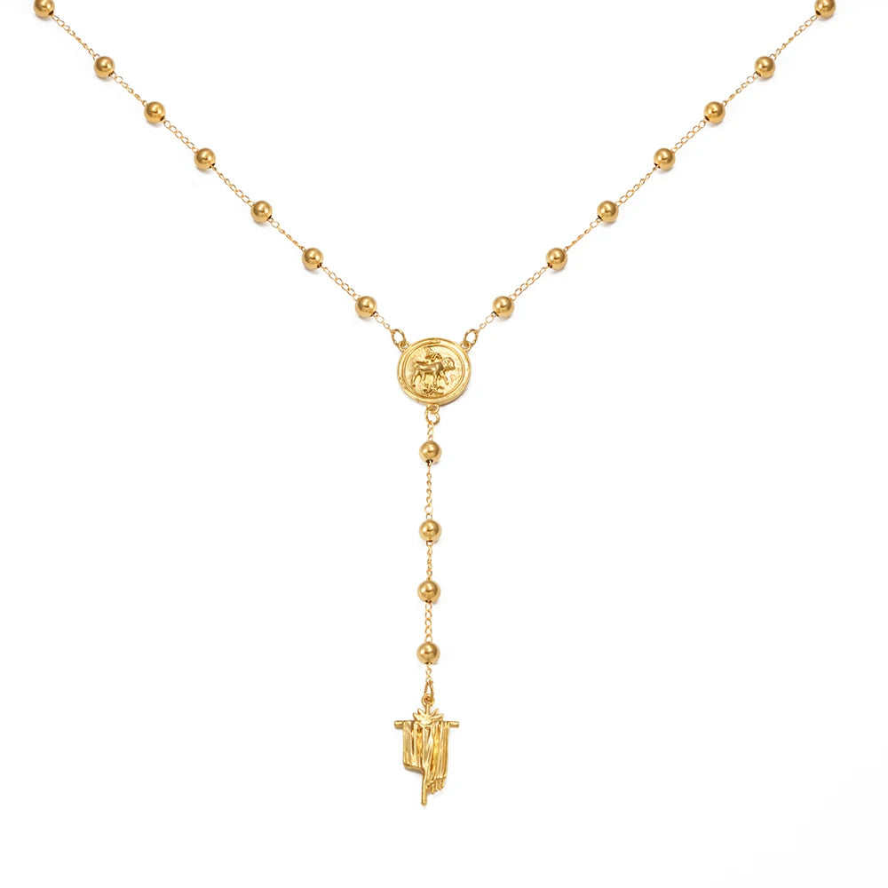 Anniyo Mandean Necklaces Jewelry Cross Crucifix Mendaen Symbol of Mandaeaism #351706
