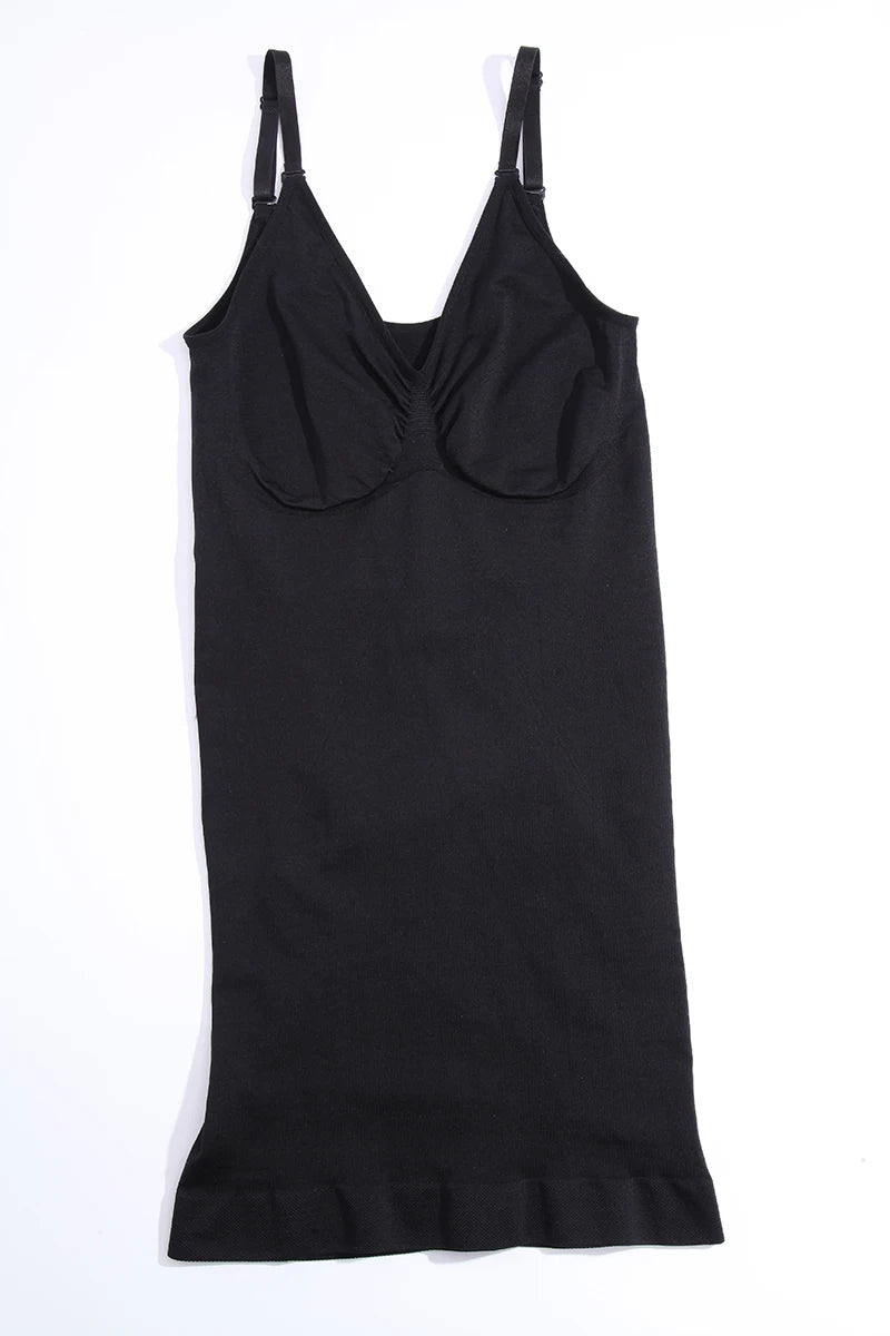 Full Slip Shapewear - V Neck Bodycon Compression Body Shaper