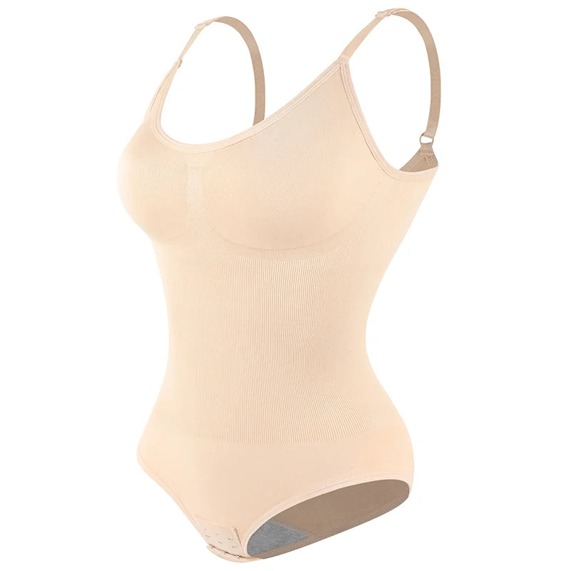 Bodysuit Shapewear - Tummy Control Butt Lifter Low Neck Jumpsuit