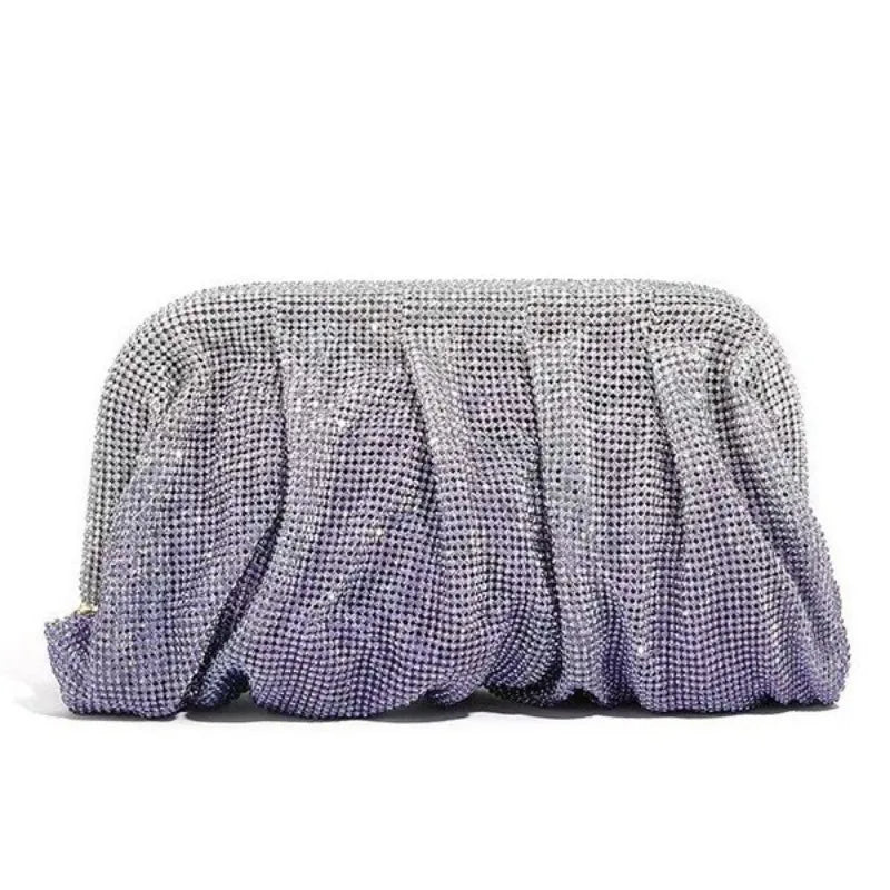 Glamorous Rhinestone Pearl Evening Bag for Women | Elegant Stage Performance Clutch | Sparkly Prom Wedding Party Purse 럭셔리 클러치백