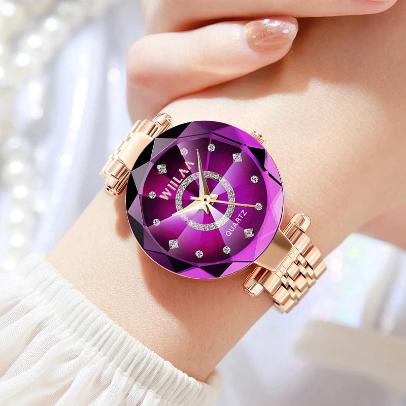 2025 Women Bracelet Watch Luxury Brand Top Rhinestone Elegant Ladies Watches Gold Clock Wrist Watches For Women relogio feminino