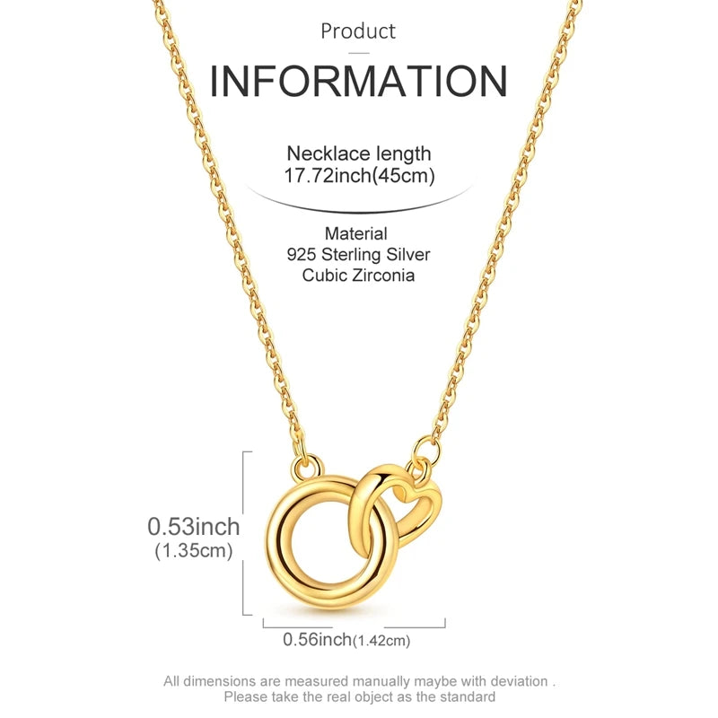 S925 Sterling Silver Minimalist Cross Necklace for Woman Personality Chain Shining Gold Color Party Necklaces for Women Jewelry