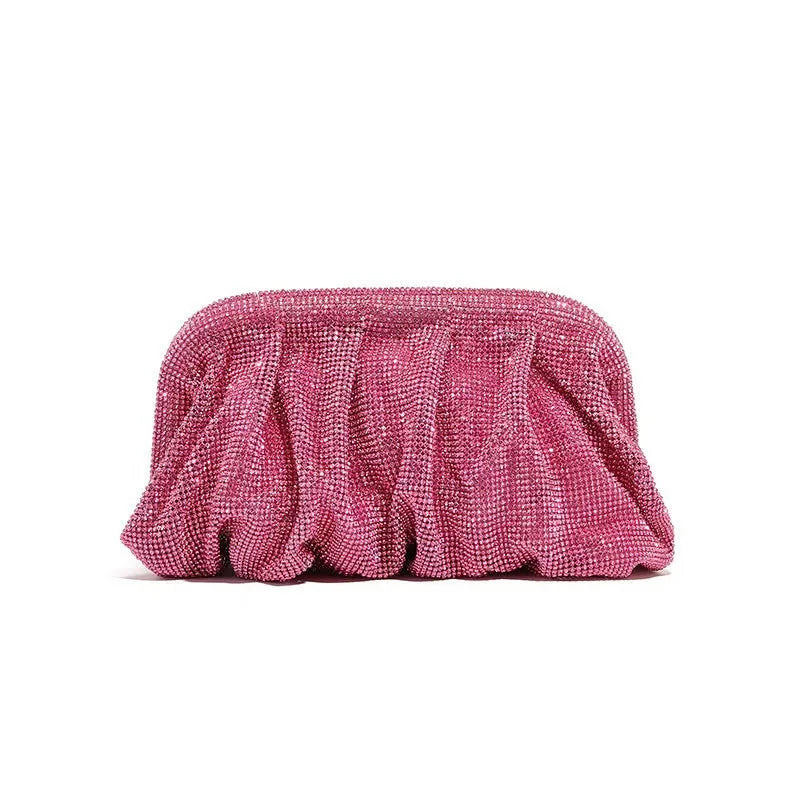 Glamorous Rhinestone Pearl Evening Bag for Women | Elegant Stage Performance Clutch | Sparkly Prom Wedding Party Purse 럭셔리 클러치백