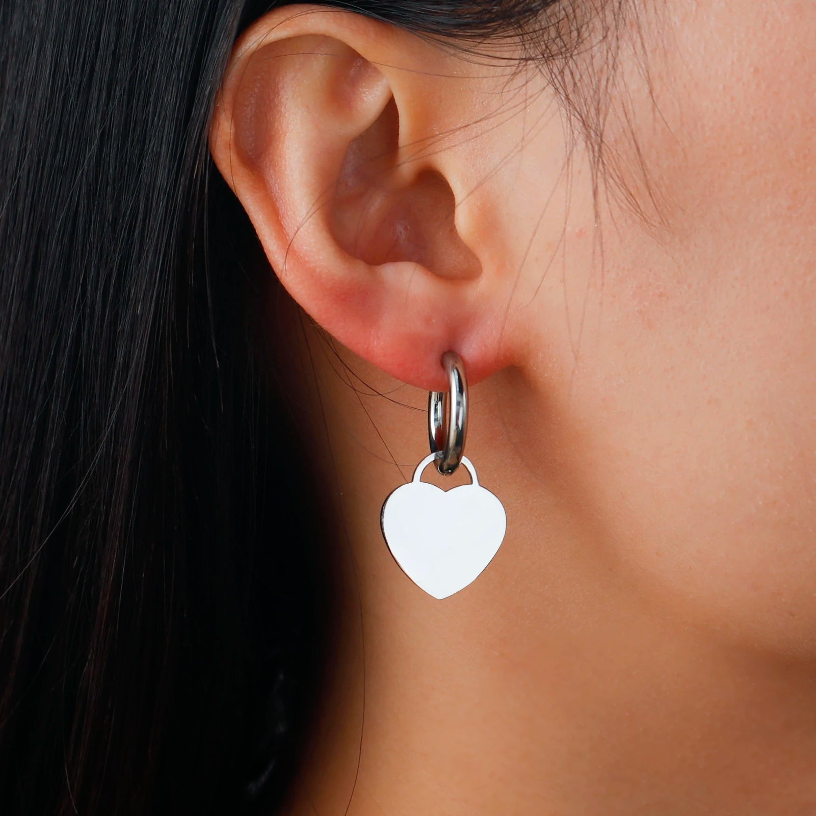 Lucktune Flower Clover Heart Drop Earrings Women Stainless Steel Star Sun Geometry Earrings 2025 New Fashion Kpop Jewelry Gift
