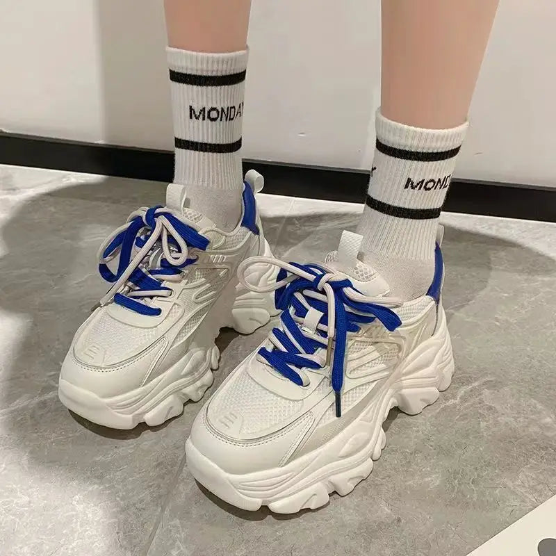 2025 New Women's Casual Shoes - Mesh Breathable Platform Designer Sneakers