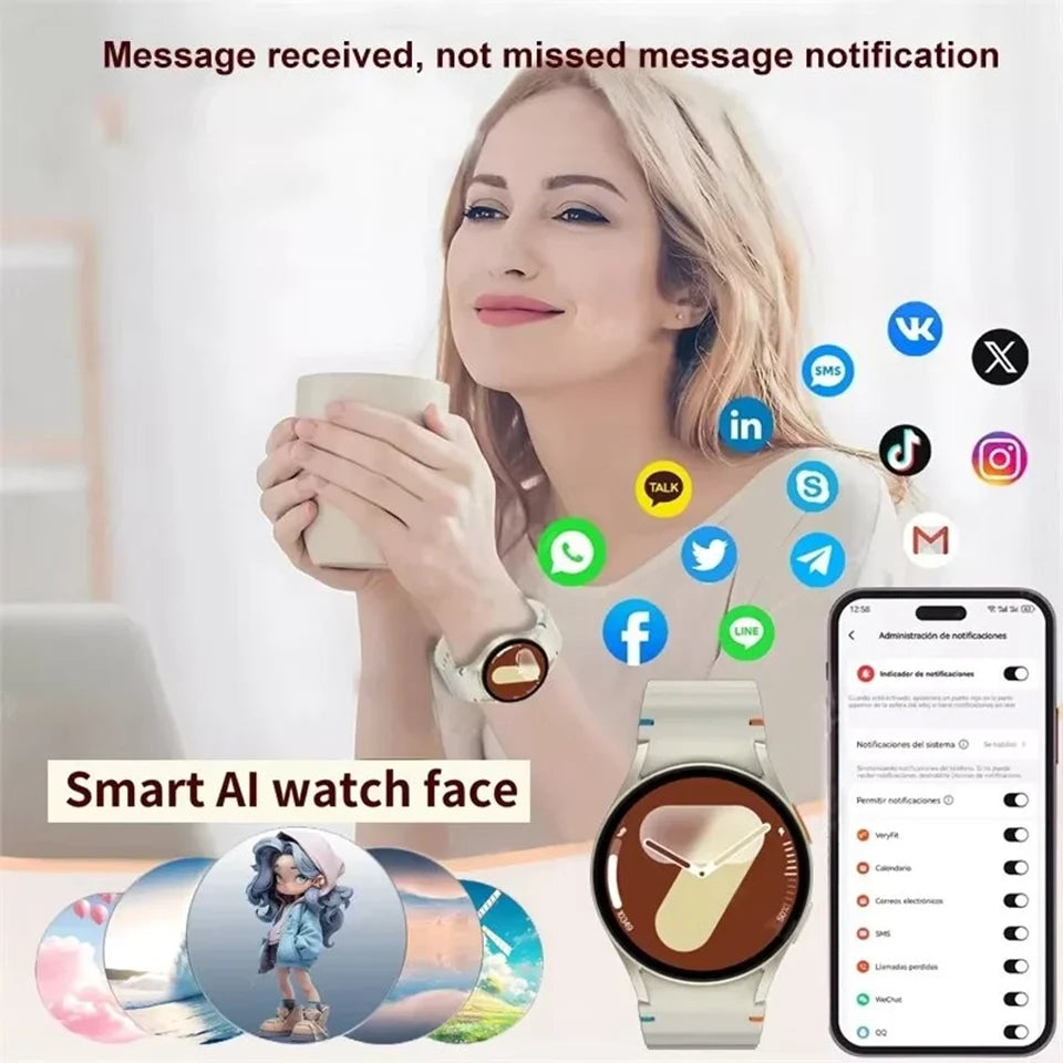 Watch 7 Mini NFC GPS Smart Watch - AMOLED Health Sport Bluetooth