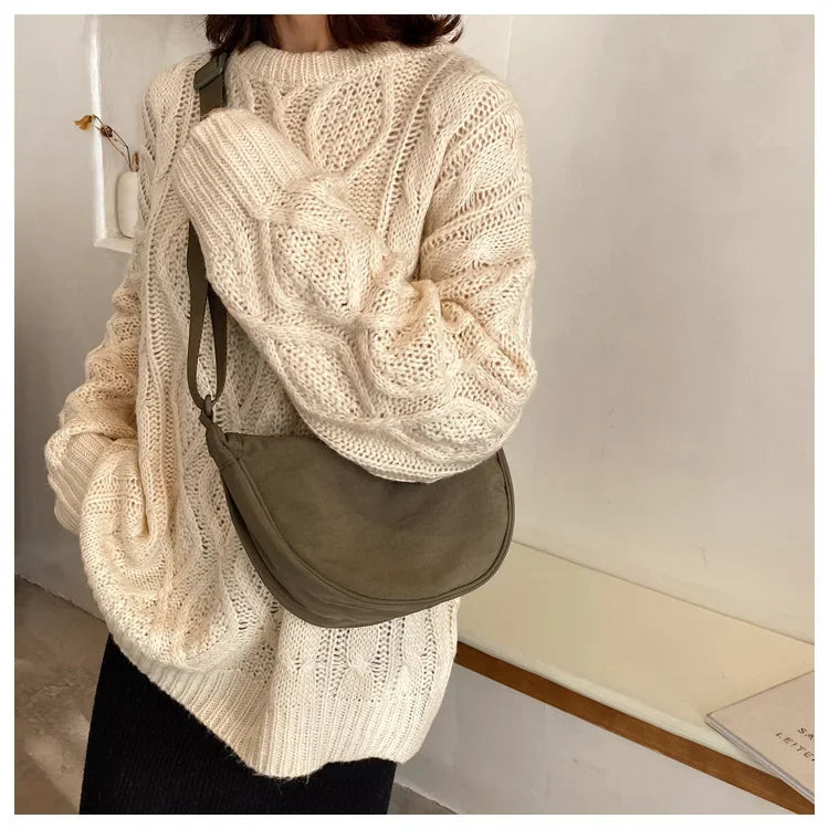 Casual Nylon Crossbody Bag for Women Designer Shoulder Bags Large Capacity Tote Lady Travel Shopper Bag Female Purses 2024