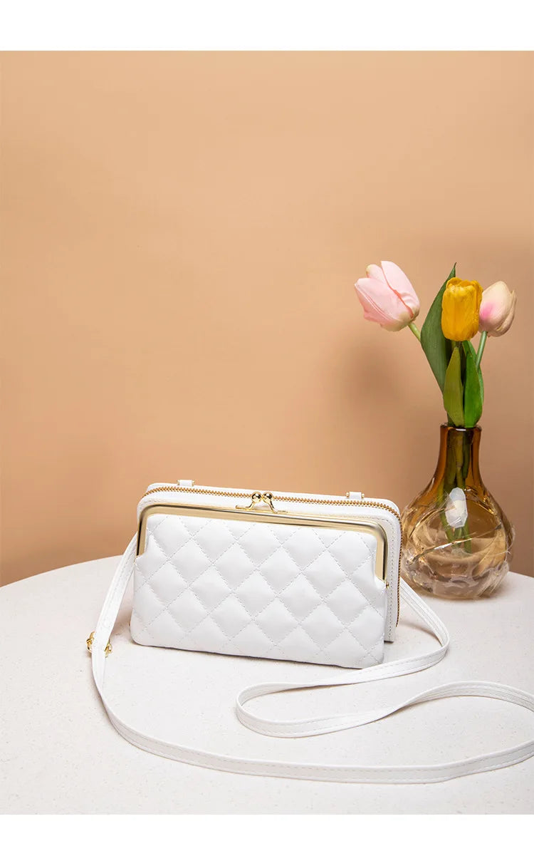 Fashion Women Luxury Leather Single Shoulder Bags Ladies Large Capacity Crossbody Mobile Phone Purse Female Messenger Wallet