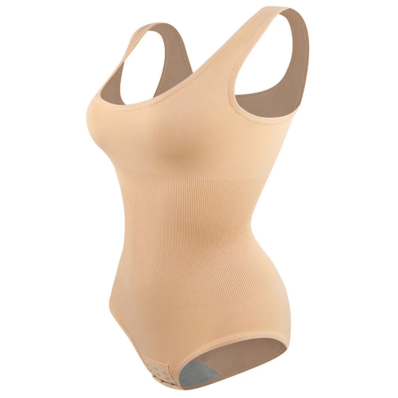 Bodysuit Shapewear - Tummy Control Butt Lifter Low Neck Jumpsuit