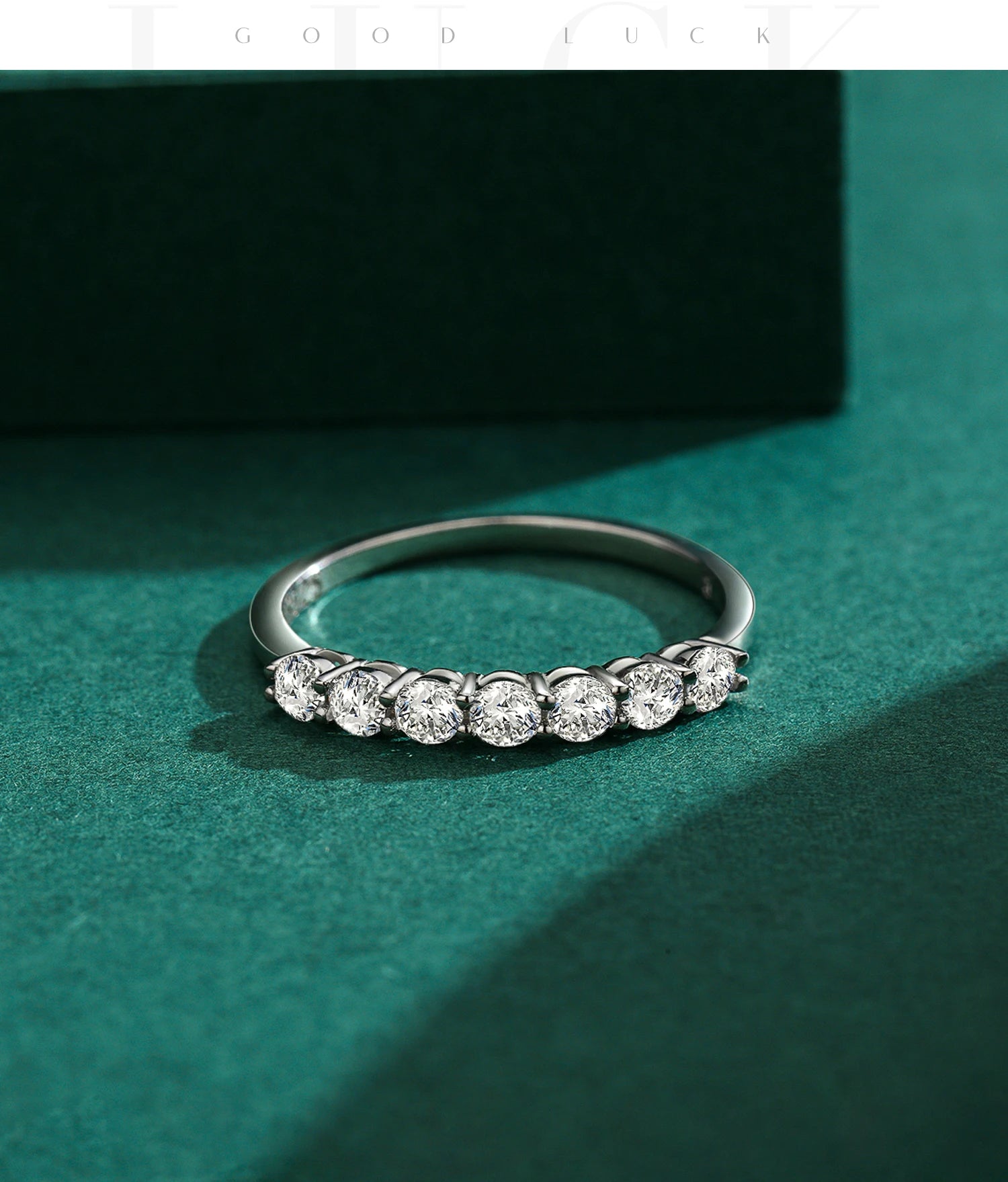925 Sterling Silver 5A Zirconia Ring - Luxury Wedding Band Women